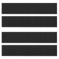 Micro Traders 2pcs License Plate Holders Self Adhesive Frameless Weatherproof Holder Resin Synthetic 50x10cm For All Cars 