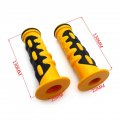 Httmt Xh4076- Comfort Yellow Gel Hand Grips 25mm 1 Compatible With Sportsbike Motorcycle Atv Ktv Cb