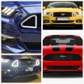 Nslumo Front Grille Drl Led Running Lights For 2015 2016 2017 Mustang White Mount Accent Daytime Assembly Direct Fit Oem Grill