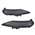 G-plus Fog Lamp Cover Front Left Driver Right Passenger Side Compatible With 2013-2016 Fusion Auto Light Trim Bezel