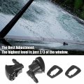 X Autohaux 5pcs Front Windshield Wiper Washer Nozzle Spray Jet Kit 85381-44010 For Toyota Tacoma 2005-2015 Prius 2001-2009