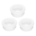 3pcs Rubber Grommets 29mm Drill Hole 24mm Id Top Hat Grommet Clear Silicone Plug Gasket For Wiring Automotive 