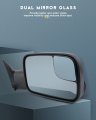 Ocpty Towing Mirror With Manual Adjusted Right Side Tow Compatible 1994-2001 For Dodge Ram 1500 1994-2002 2500 3500 Black