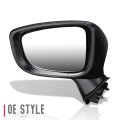 Ma1320183 Factory Style Driver Left Side Mirror Manual Folding Power Adjust Compatible With Mazda 3 17-18 Paint To Match