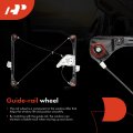 A-premium Manual Window Regulator Compatible With Oldsmobile Alero Pontiac Grand Am 1999-2004 Coupe 2 Door Front Driver