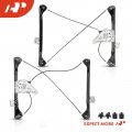 A-premium Manual Window Regulator Compatible With Oldsmobile Alero Pontiac Grand Am 1999-2004 Coupe 2 Door Front Driver