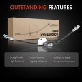 A-premium Front And Rear Outer Brake Hydraulic Hose Compatible With Ford Models F-150 F150 2012 2013 2014 Replace Dl3z2267b