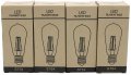 Creative Hobbies 4-pack Vintage Led Edison Light Bulbs 6