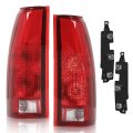 Tail Lights Assembly Red Lens For 1988-1999 Chevy Gmc Silverado Sierra Ck 1500 2500 3500 Driver And Passenger Side Rear Brake 