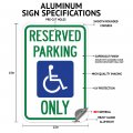 2 Pack Reserved Parking Sign For Residents Only Unauthorized Vehicles Towed Away With Car Tow Graphic 12 X 18 Heavy-gauge