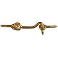 National Hardware N118-133 V2001 Hooks And Eye In Solid Brass 
