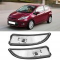Pair Of Car Rearview Mirror Indicator Turn Signal Light Lamp Fits Ford Fiesta 09-15 For Turni