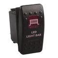 E Support Car Red Led Bar Light Toggle Switch 