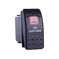 E Support Car Red Led Bar Light Toggle Switch