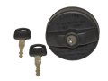 1975-1996 Corvette Locking Gas Cap Black Includes 2 Keys