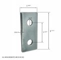 20 Pack Hole Flat Plate Connector Bracket For 1 2 Bolt In 1-5 8 Strut Channel Heavy Duty Electro-galvanized