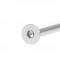 Uxcell M6x40mm Flat Head Machine Screws Inner Hex Screw 304 Stainless Steel Fasteners Bolts 10pcs