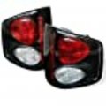 Spyder Auto Euro Style Tail Lights Black Clear 