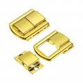 Uxcell 5pcs Toggle Catch Lock 1 22 X 0 98 Lxw Zinc Alloy Hasp Latch Clasp For Jewelry Box Wooden Case Toolbox Gold
