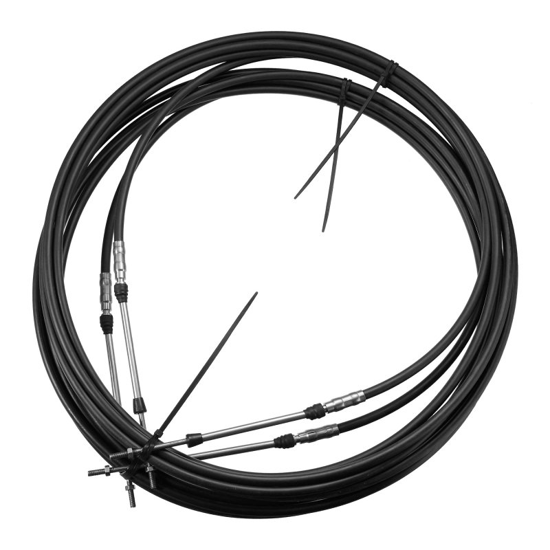 2pcs 20ft 6 Meter 236 Inch Marine Type 3300 33c Throttle Shift Remote Control Box Cable For Yamaha Outboard Engine Boat Motor