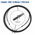2pcs 20ft 6 Meter 236 Inch Marine Type 3300 33c Throttle Shift Remote Control Box Cable For Yamaha Outboard Engine Boat Motor