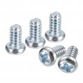 6-32x1 4 Pan Head Phillips Machine Screws 50pcs Zinc Plated Carbon Steel Cross Fully Threaded Bolts 