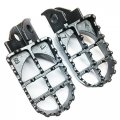 Hongk- Gray Motocross Mx Foot Pegs Compatible With 96-97 Suzuki Dr650se 90-95 Dr350 1990-1993 Dr250 B01c0sr5oi