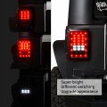 Hooke Road Wrangler Jk Tail Light Assembly W Brake Turn Signal Compatible With Jeep 2007-2018