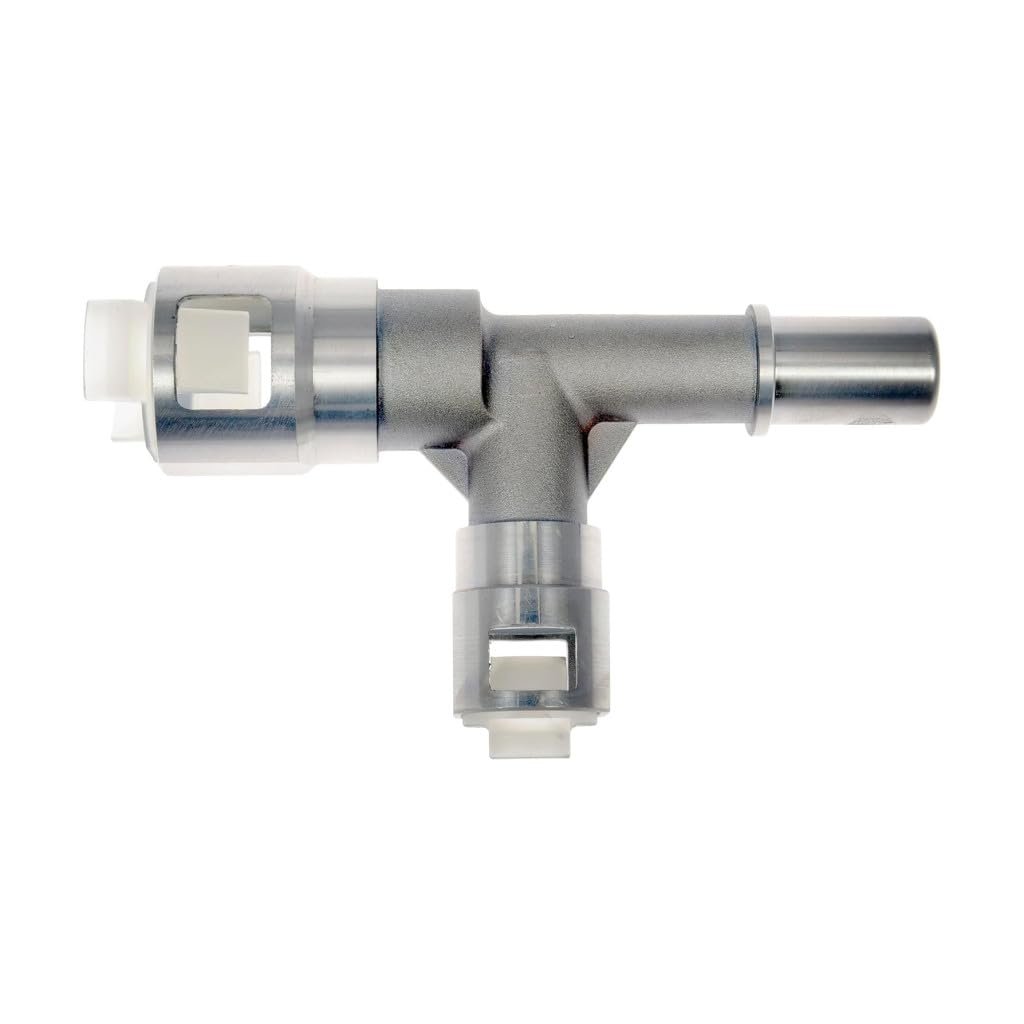 Heater Hose Connector For Chevy Silverado 3500 Classic 2007 Aluminum Plastic Rubber Silver T Shaped 90 Degrees Part 15055343