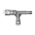 Heater Hose Connector For Chevy Silverado 3500 Classic 2007 Aluminum Plastic Rubber Silver T Shaped 90 Degrees Part 15055343