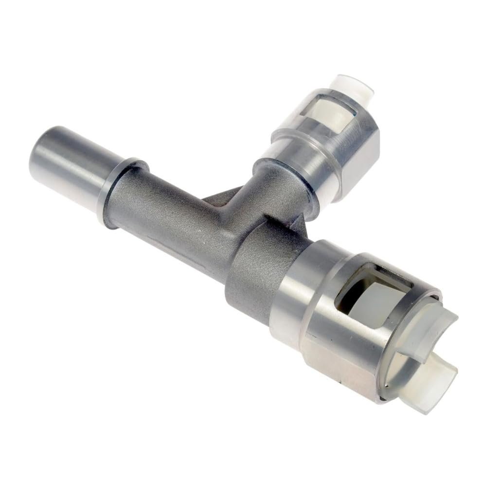Heater Hose Connector For Chevy Silverado 3500 Classic 2007 Aluminum Plastic Rubber Silver T Shaped 90 Degrees Part 15055343