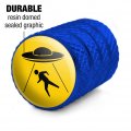 Alien Abduction Hazard Warning Sign Tire Rim Wheel Aluminum Valve Stem Caps