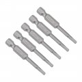 Uxcell 5 Pcs Sq1 Magnetic Square Head Screwdriver Bits 1 4 Inch Hex Shank 2-inch Length S2 Power Tools Drive