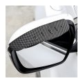 Car Rear View Side Mirror Rain Visor Guard Carbon Fiber Appearance Waterproof Smoke Auto Eyebrow Cover For Suv And Vehicles 2 