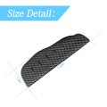 Car Rear View Side Mirror Rain Visor Guard Carbon Fiber Appearance Waterproof Smoke Auto Eyebrow Cover For Suv And Vehicles 2