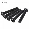 Uxcell M6x35mm Hex Socket Button Head Cap Bolts Screws Alloy Steel 10pcs