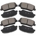 Aintier Automotive Replacement Brake Pads Front Rear Fit For Hyundai Santa Fe 2010-2012 For Kia Sorento 2011-2014