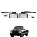 Left And Right Passenger Side Fog Lights For C K 1500 1988 To 1998 Gm2593106 Gm2592106 Front Driving Lamp Pair 