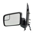 Door Mirror For Ford Transit Connect 2011 2012 2013 Driver Side Power Textured Black Manual Folding Non Heated Blind Spot Glass 
