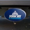 John Jay College Of Criminal Justice Bloodhounds Logo Oval Tow Hitch Cover Trailer Plug Insert 2