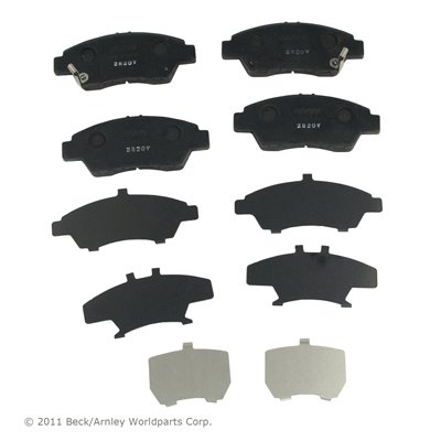 089-1828 Rear Brake Pads Vehicle Specific Fit For Maximum Durability With Precision Cut Edges