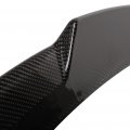 Aintier 1pc Carbon Fiber Spoiler Wing Compatible For 2017-2021 Infiniti Q60 Glossy Black Rear Trunk Tail
