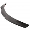 Aintier 1pc Carbon Fiber Spoiler Wing Compatible For 2017-2021 Infiniti Q60 Glossy Black Rear Trunk Tail