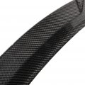 Aintier 1pc Carbon Fiber Spoiler Wing Compatible For 2017-2021 Infiniti Q60 Glossy Black Rear Trunk Tail