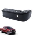 Right Rear Bumper End Black Replacement For F-150 2021-2023 With Single Radar Hole 