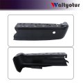 Right Rear Bumper End Replacement For F-150 2021-2023 With Single Radar Hole Black Steel Cover