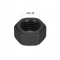 Uxcell 3 4-10 Unc Hex Nuts Carbon Steel Grade 8 Black Oxide Hexagon Nut For Screw Bolt 2 Of Pack