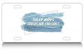 Silly Boys Trucks Are For Girls Aluminum License Plate Auto Suv Truck Tag Desf46 