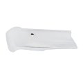 Wflnhb Left Rear Chrome Bumper End Cap Replacement For F150 2021-2023 Single Radar Hole Without Auto Park Sensors 