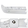 Left Rear Chrome Bumper End Cap Replacement For F150 2021-2023 Single Radar Hole Without Auto Park Sensors